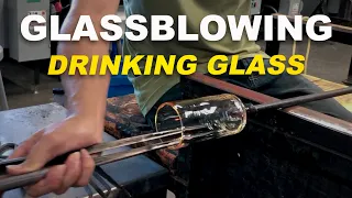 Handmade Blown Glass Tumbler - Watch & Learn