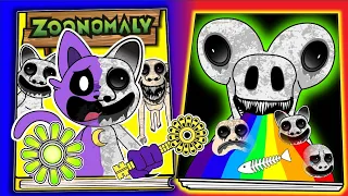 Making Zoonomaly & Catnap Game Book 🐼😝DIY + ( Horror Squishy + Smiling Critters ) @LIGHTSAREOFF