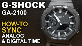 Gshock GA 2100 - Adjusting watch hands