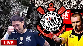 Corinthians x Flamengo Protesto da Torcida Últimas do TIMÃO(AO VIVO)