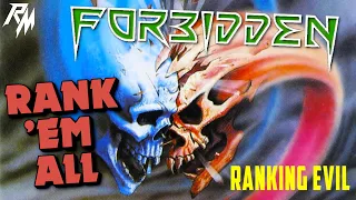 FORBIDDEN: Albums Ranked (From Worst to Best) - Rank 'Em All (Bay Area Thrash)