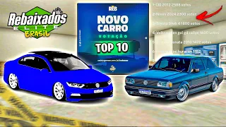 TOP 10 CARROS QUE ESTÃO GANHANDO NA VOTAÇÃO DO NOVO CARRO DO REBAIXADOS ELITE BRASIL