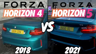 Forza Horizon 4 vs Forza Horizon 5 - Graphics & Sound Comparison