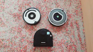 RoboVac Party#17: Neato XV vs Roomba 600/700 series 🥳 (special request of @toucanroombas )