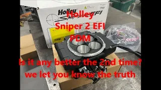 Holley Sniper 2- Is it any better than the last one?   Watch this and find out  Part 1