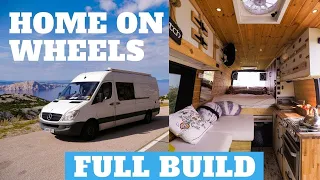 How To Build A Camper Van (Step By Step) DIY Conversion - Off Grid Sprinter