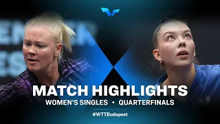 Georgina Pota vs Mariia Tailakova | WTT Contender Budapest 2021 (1/4)