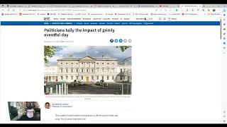 Protests in Dublin - The Events Outside Leinster House