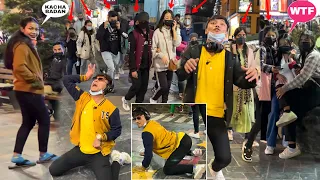 Kacha Badam singing ,Dance In Public 😂| Sikkim Public Reaction 😂 MG MARG , Rock Lama