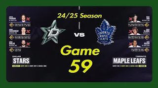 NHL24 Game 59 Season 2 Dallas Stars @ Toronto Maple Leafs