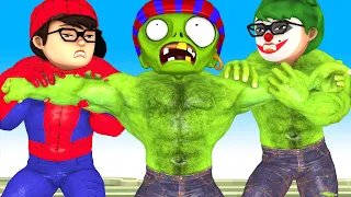 Scary Teacher 3D Couple Hero NickHulk Spider rescue Tani troll Zombie Play hide and seek Funny Story