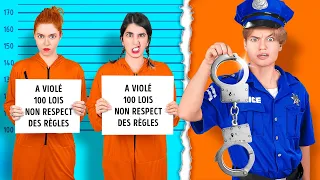 ENFREINDRE 100 lois en 24 heures || Crimes amusants par 123 GO! Challenge