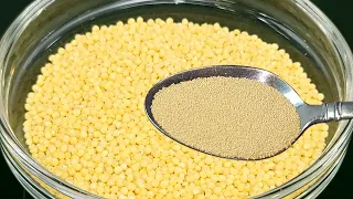 Mix yeast with millet, you will be amazed!❗ A long forgotten RECIPE!