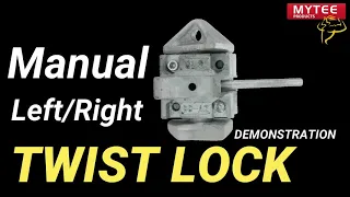 Shipping Container Manual Twist Lock Left /Right Hand Locking