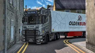 Had a Tough time on a Narrow Road which are not meant for Trucks | Scania S540 | #ets2