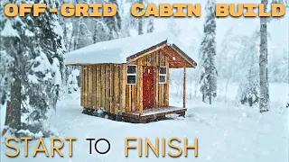 A Cabin Anyone Could Build | Start to Furnished | Off-Grid In Alaska