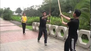 Dandao / Miao Dao Chinese Long-Saber - Stance Transition Against 2 Opponents