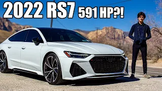 2022 Audi RS7 Review, 0-60, Exhaust Sound! | The 591HP Beast