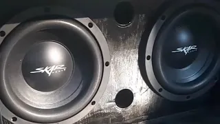 Golf Cart New Subwoofer’s 2) 8" 1400W and Amp 1200W