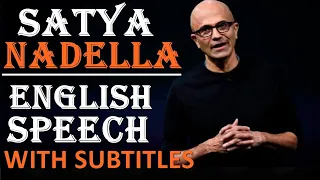 Impeccable English Speeches | Satya Nadella Importance of Education | English Speech with Subtitles