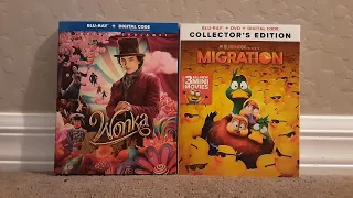 Wonka And Migration Blu-Ray DVD Digital Unboxing