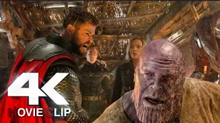 Thor Kills Thanos Scene Hindi  Avengers Endgame  Movie Clip HD  4K  iMAX