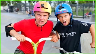 8 YEAR OLD PRO SCOOTER KID DESTROYED ME! *GAME OF SCOOT*