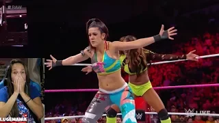 WWE Raw 10/23/17 Alicia Fox v Bayley v Sasha Banks