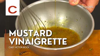 Mustard Vinaigrette | Chef Victor Bock | Tips #shorts