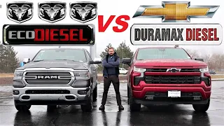 2023 Ram 1500 Eco-Diesel VS 2023 Chevy Silverado 1500 Duramax: Which Diesel Is Better?