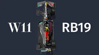 The W11 Vs The RB19 | Silverstone