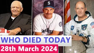 15 Famous Celebrities Who died Today 28th March 2024