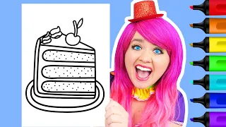 Coloring a Cake Slice