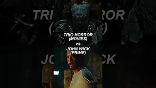 John Wick vs Horror Trio | battle #shorts