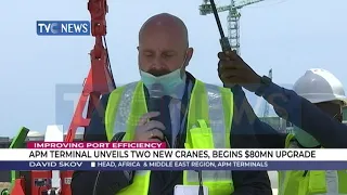 APM  Terminal unveils two new cranes, begins $80m upgrade