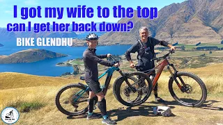 I got my wife to the top. Can i get her down? Bike Glendhu.