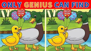 【Spot the difference】Only genius can find 3 differences in 90 seconds!! | Let's exercise your brain!