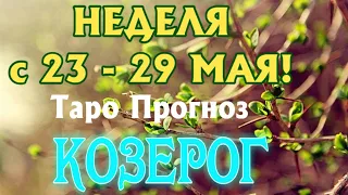 КОЗЕРОГ ♑🌷🌷🌷 НЕДЕЛЯ с 23 - 29 МАЯ 2022 года Таро Прогноз ГОРОСКОП Angel Tarot Forecasts