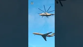 Mil Mi-26 helicopter can haul airplanes