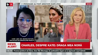 CONF.UNIV.DR  M.C. ROTARU, SPECIALIST COMUNICARE REGALĂ, DESPRE ANUNȚUL PRINȚESEI DE WALES_ȘtiriB1TV