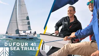 Sea trials on the Dufour 41! Review under sail with Voile Magazine