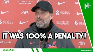 IT WAS A PENALTY! | Jurgen Klopp | Liverpool 1-1 Manchester City