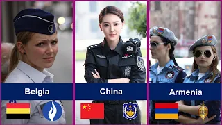50 Most beautiful female police officers From Around the World || Pretty Cops from Every country