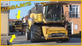 Žně | Sklizeň Ječmene | 3 kombajny New Holland v nasazení