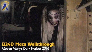 B340 - Full Maze at Queen Mary Dark Harbor 2016