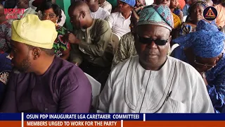 Osun PDP inaugurates LGA caretaker committee