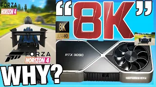 Can You Actually Game in 8K? (RTX 3090 Gameplay!) incredible 8K Forza Horizon