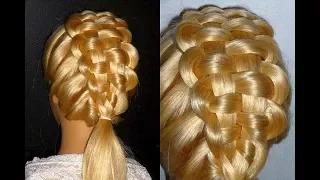 Quick and Easy Zipper Braid Hairstyle. Back To School Hairstyles. Penteados