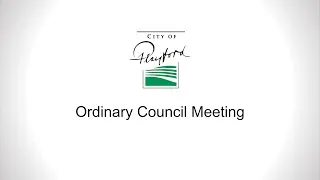 Ordinary Council - 24 August 2021