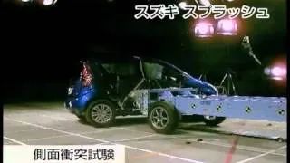 Crash Test 2011 - Suzuki Splash (Side Impact) JNCAP